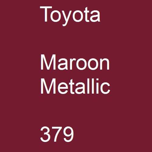 Toyota, Maroon Metallic, 379.